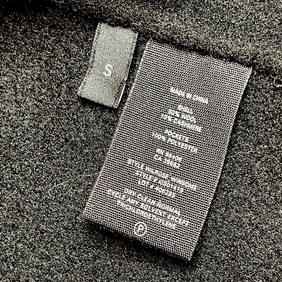 THEORY Black Wilrose Winsome Hooded Wrap Coat S - Picture 10 of 14